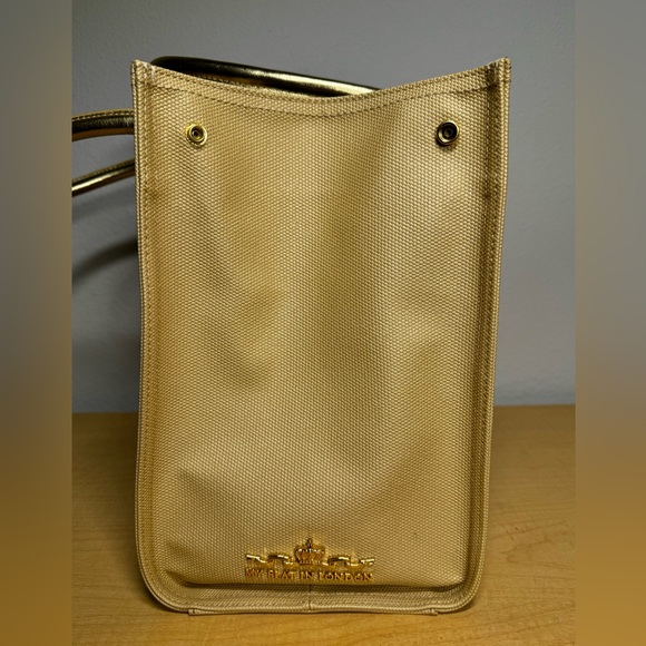 Brighton My Flat In London Royceton Jeweled Gold Shoulder Tote Bag - Picture 6 of 12